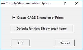 Configuring use of CAGE Extensions