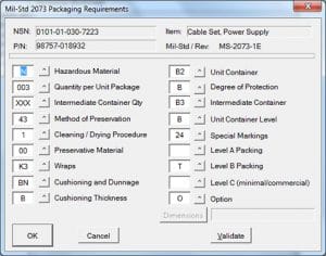 Mil-Std-2073 Packaging Codes | DIBBS Automation | Mil-Pac Technology