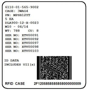 RFID Label Format